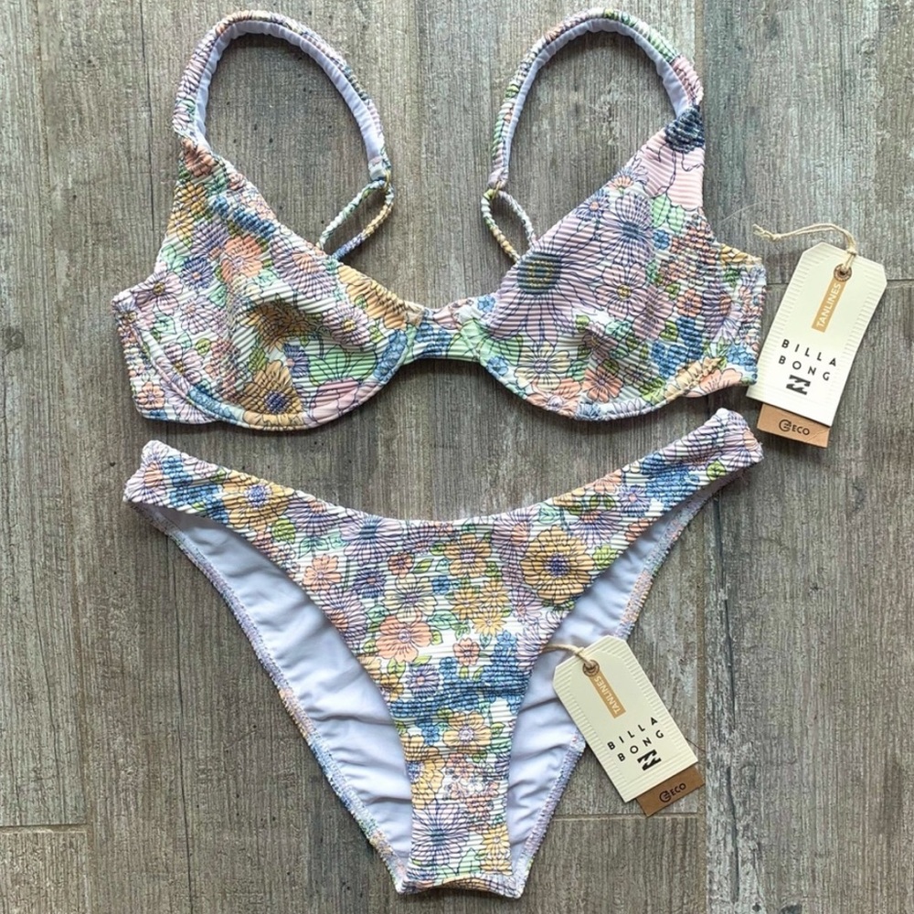 🔥🔥BILLABONG - SUNDANCE RUBY UNDERWIRE HIKE BIKINI SET🔥🔥 - Picture 3 of 9